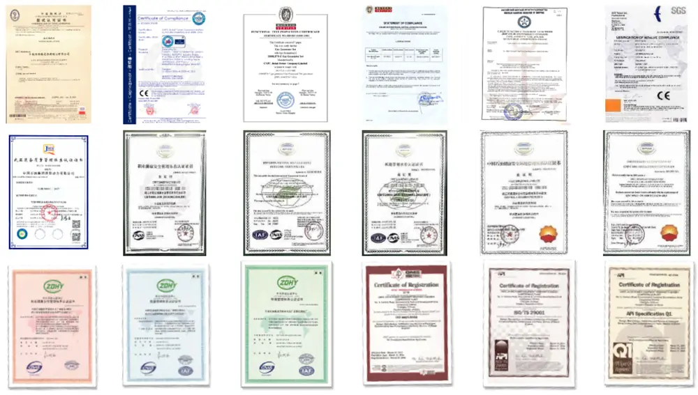 Certifications